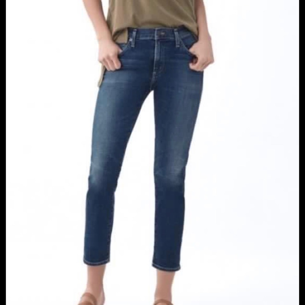 COH mid rise cropped jeans